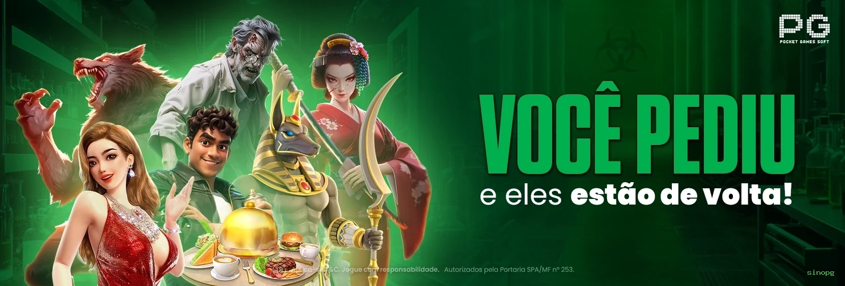 Cassino ao vivo sinopg dealers