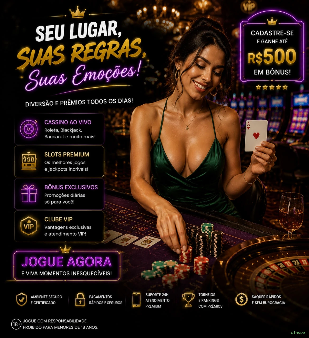 Plataforma sinopg - cassino e apostas